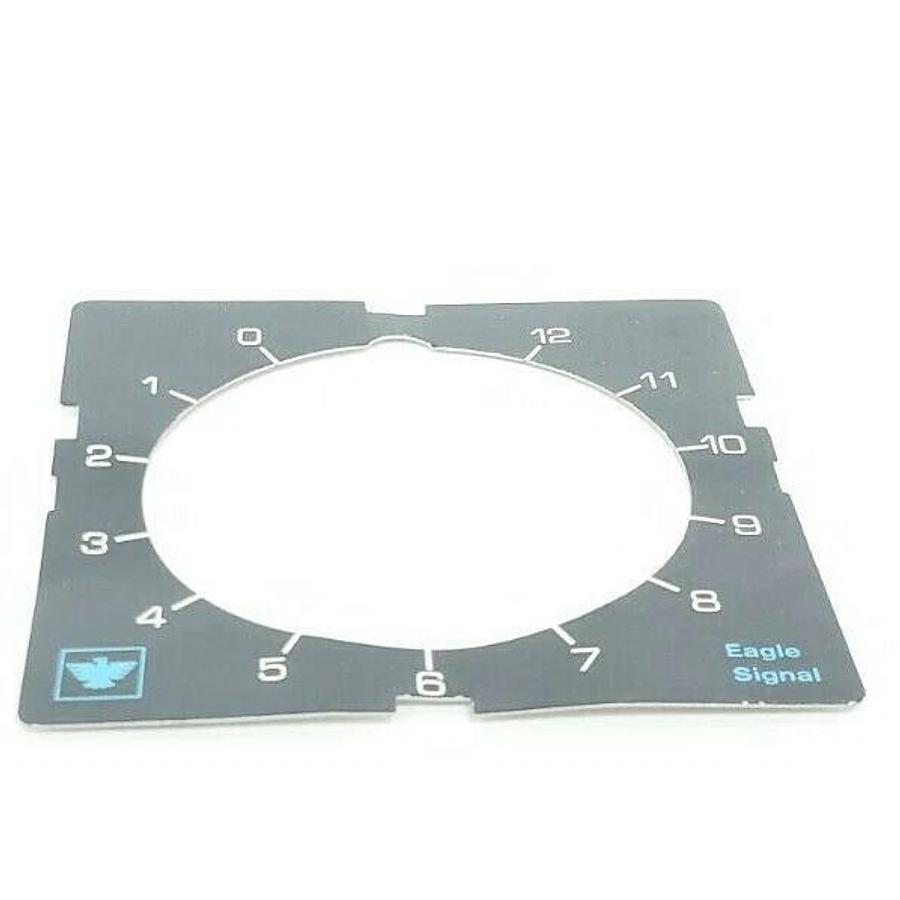 Used LOT OF 3 EAGLE SIGNAL PAN1056 DIAL PLATES 0-12 RANGE