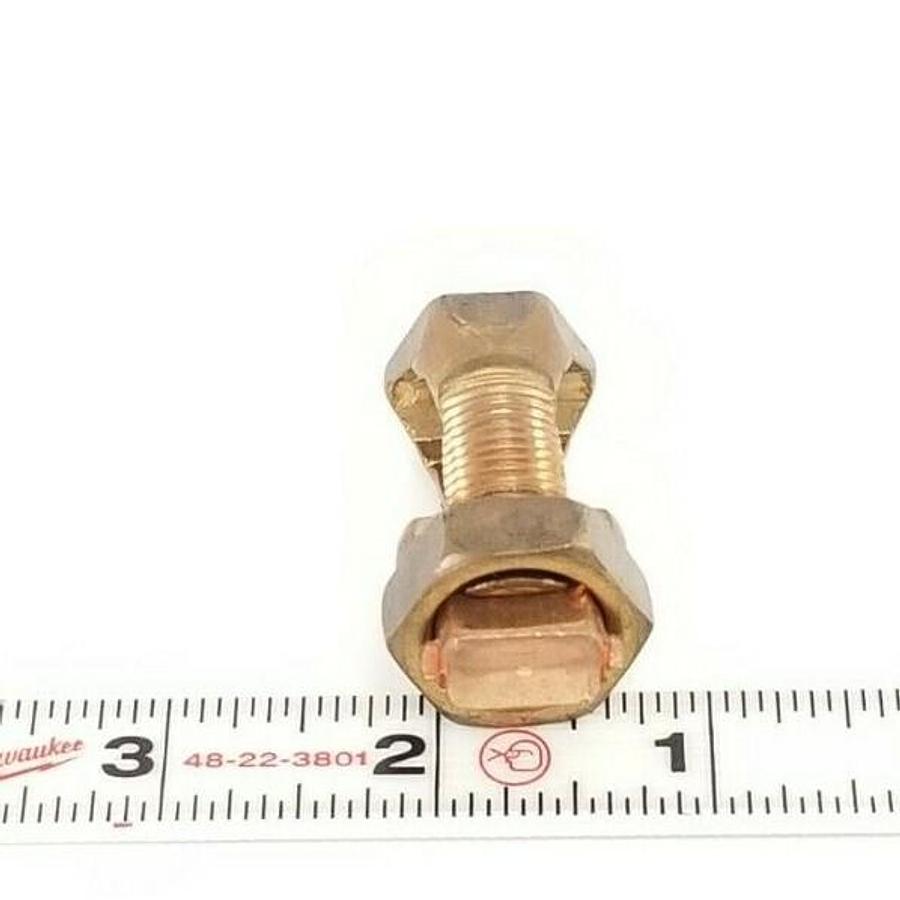 Used NEW THOMAS & BETTS PUC S-1/0 CU 14.SOL-1/0 STR SPLIT BOLT BRASS CONNECTOR
