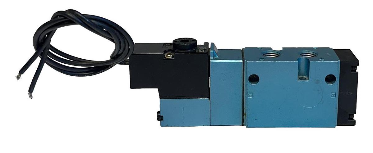 Used MAC 811C-PM-501CA-252 / 811CPM501CA252 SOLENOID VALVE PME-501CAAA COIL 24V NSNP