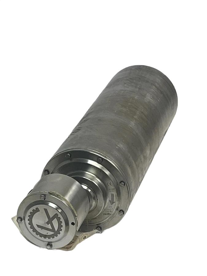 Used Van Der Graaf TM160A30-42NB RH Drum Motor | 480V 3PH 6.5" Dia Stainless Conveyor
