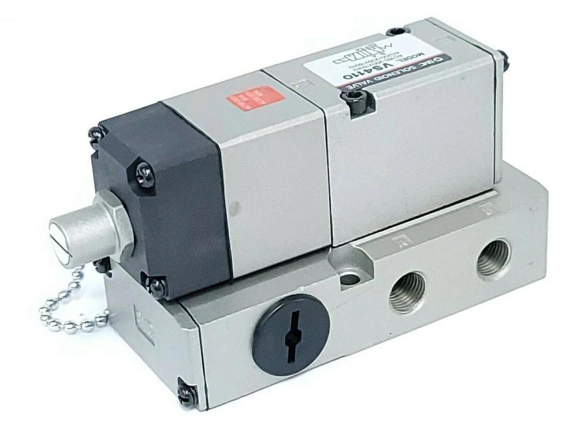 Used NIB SMC VS4110-029TP SOLENOID VALVE 4-5PORT VALVE VS4110029TP