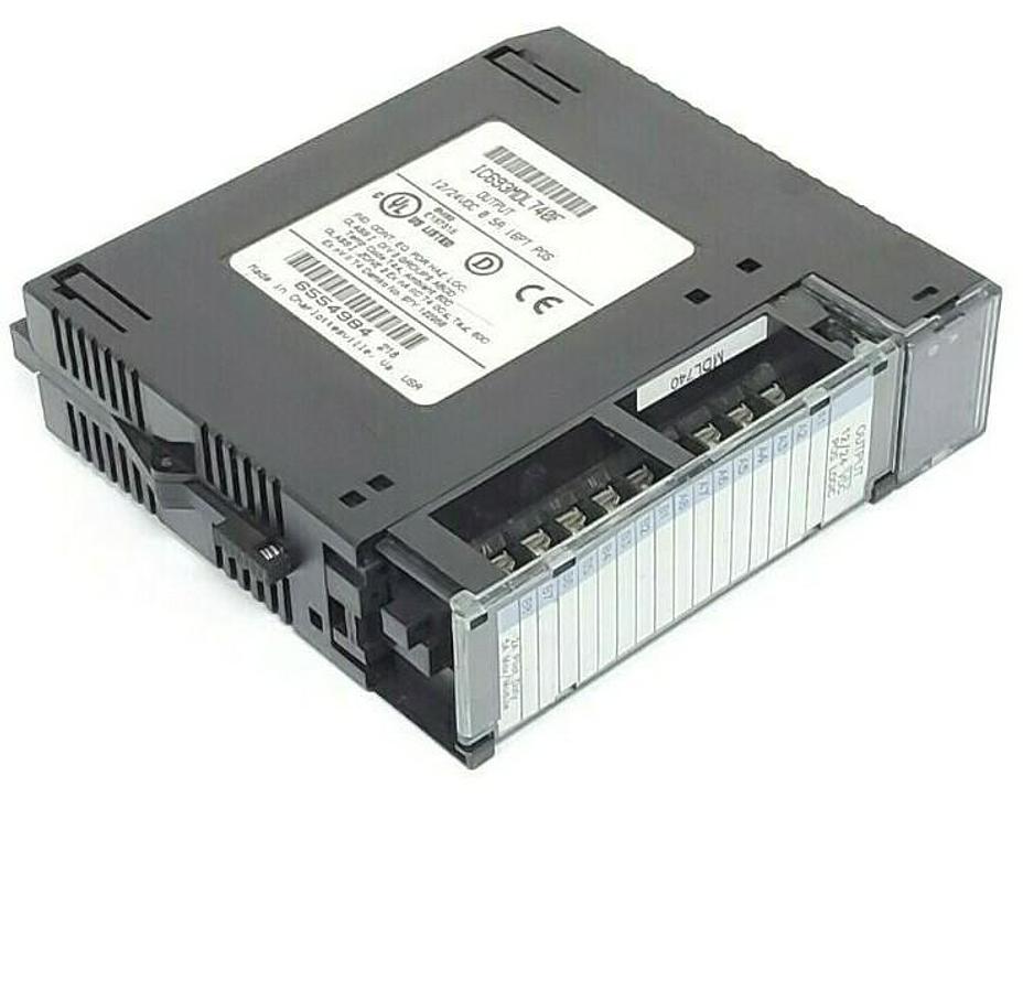 Used GE FANUC IC693MDL740F OUTPUT MODULE 12/24VDC 0.5A 16PT POS