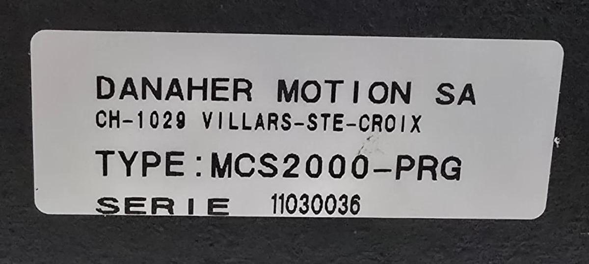 Danaher Motion | Warner MCS2000-PRG Tension Control Programmer P/N: 6910-101-090