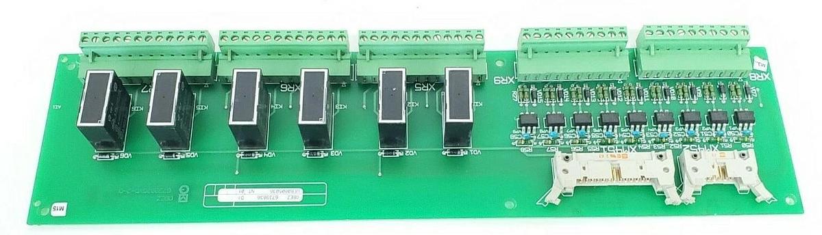 Used MERLIN GERIN OBEZ 6739835XD-2-D PLC PC BOARD 6739835XD-1-D
