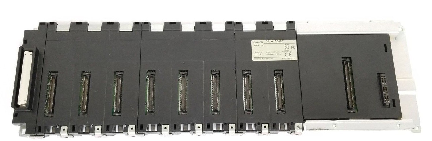 Used OMRON CS1W-BC082 BASE UNIT CS1WBC082, 8-SLOT