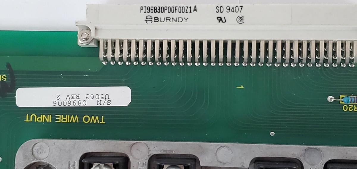 Used ACUREX KAYE 43157-011 PC BOARD 2WIRE INPUT  U5063 REV. 2 43155 REV. F