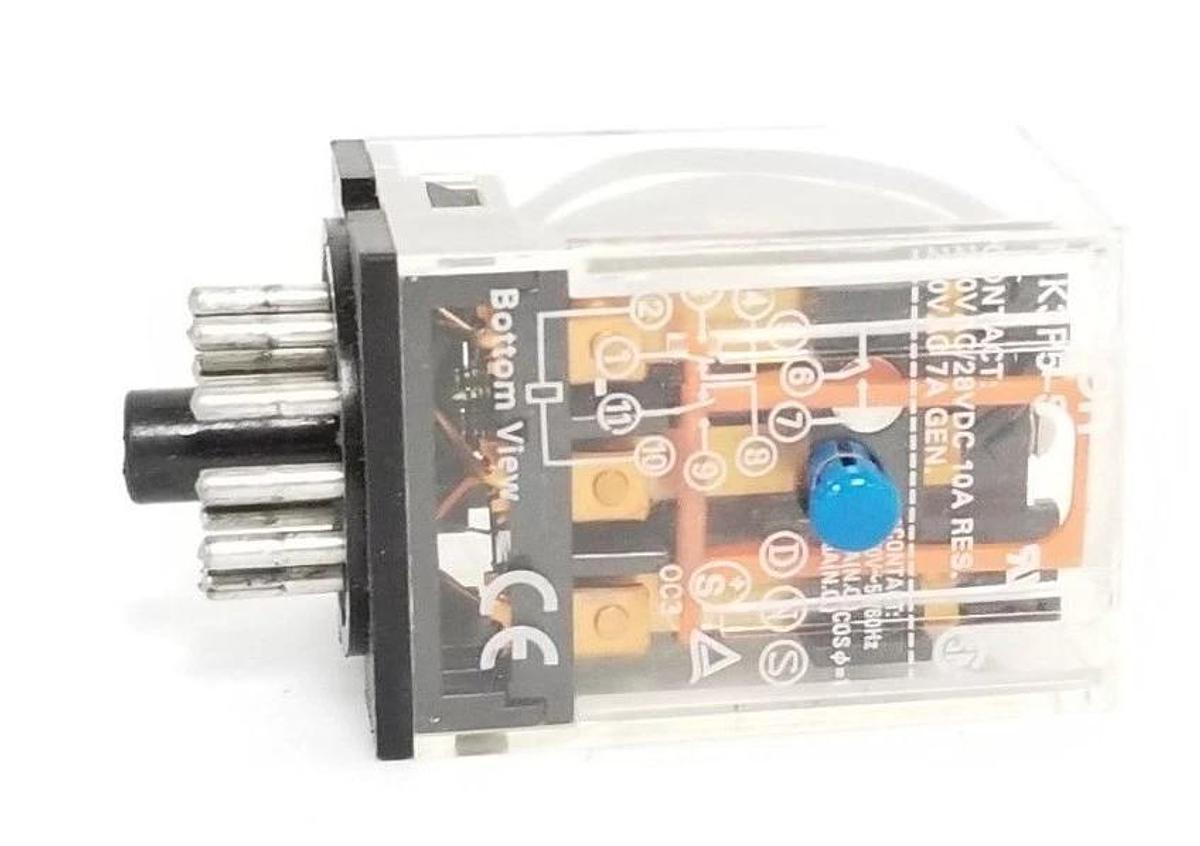 Used OMRON MK3P5-S-24VDC RELAY 11 PIN MK3P5S24VDC MK3P5-S