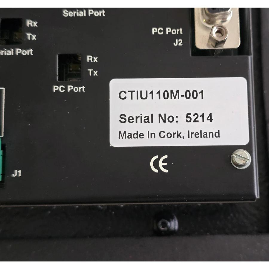 Used CONTROL TECHNIQUES NIDEC CTIU110M-001 CTIU EASY INTERFACE KEYPAD 24VDC CTIU110