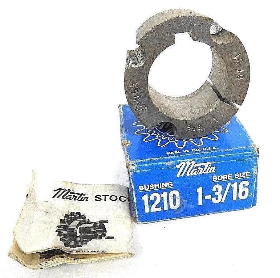 Used NIB MARTIN 1210-1-3/16 BUSHING TAPER LOCK 1-3/16IN BORE