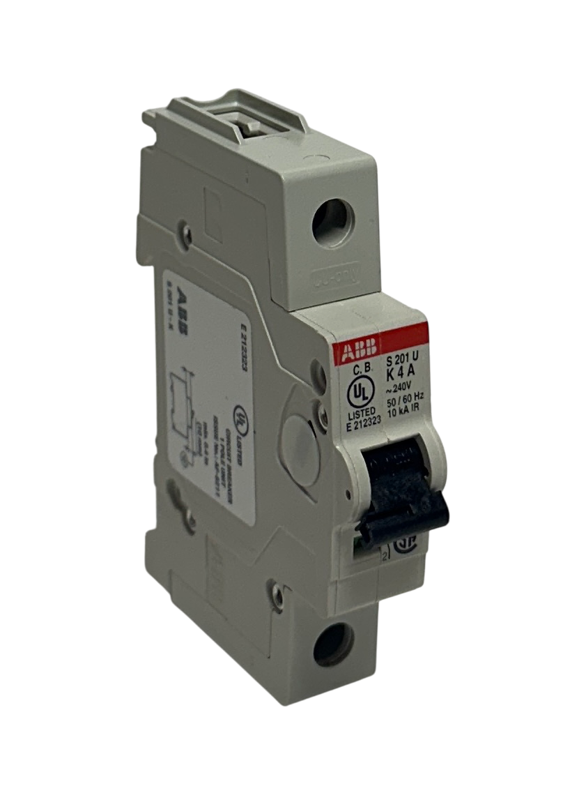 Used ABB S201U-K4 / S201U-K4A MINI CIRCUIT BREAKER 240V 4A OEM NSNP