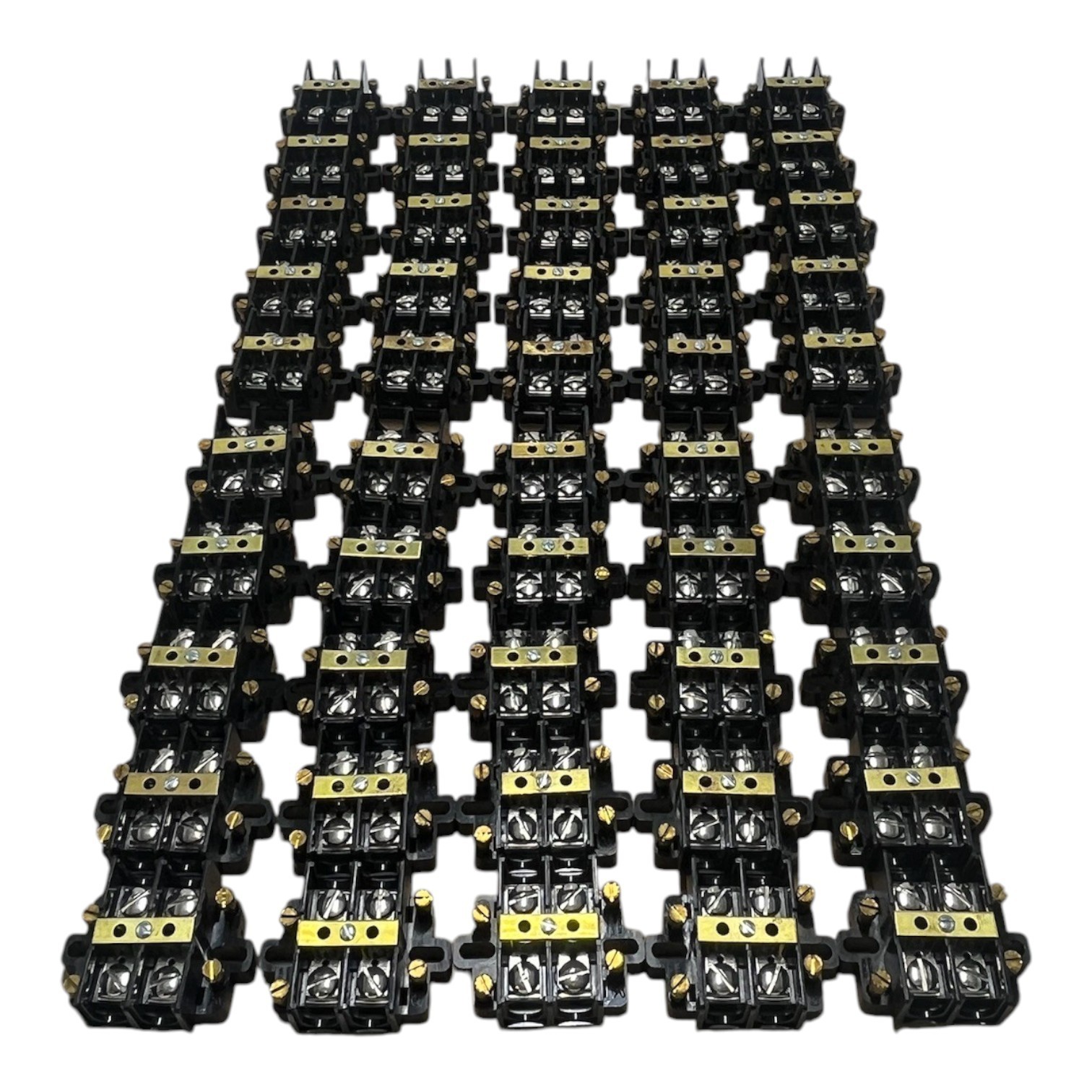 Used Lot of 50 Eaton Bussmann KUSC2 KU Series Panel Mount Terminal Blocks 600V 60A
