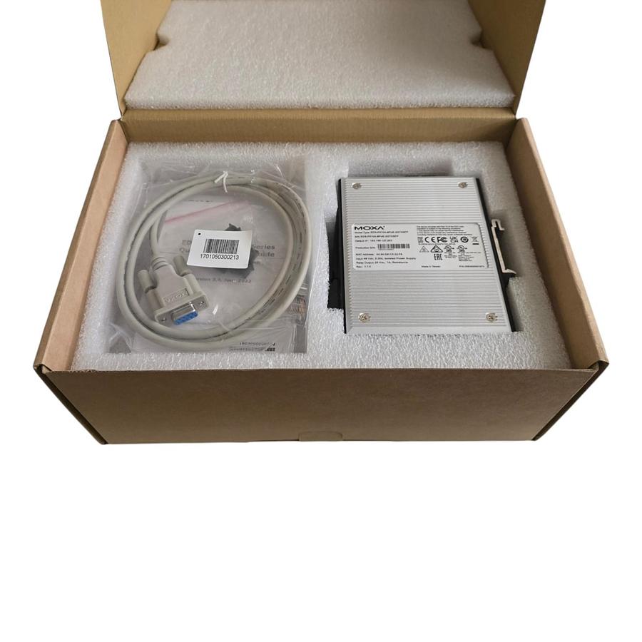 Used Moxa EDS-P510A Managed Ethernet PoE+ Switch EDS-P510A-8PoE-2GTXSFP V1.1.0 NSMP