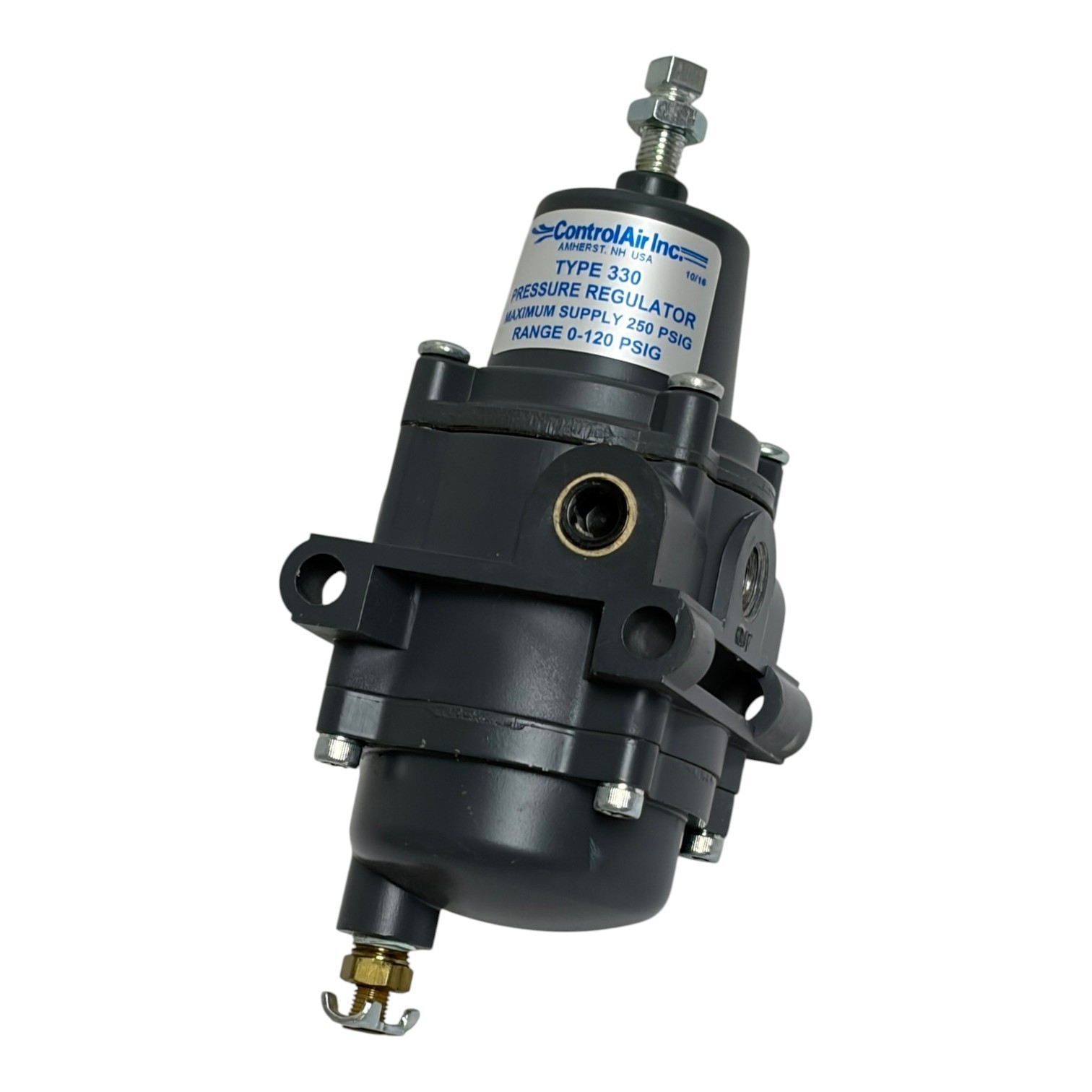 Used ControlAir Type 330 Instrument Air Filter Regulator 0-120 PSIG 1/4" NPT New