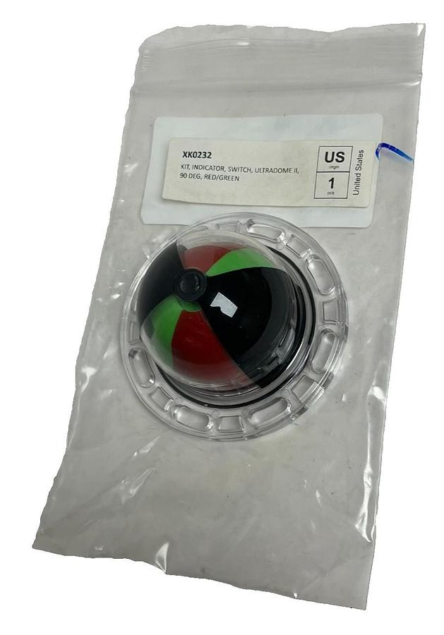 NEW Automax XK0232 Clear UltraDome II Indicator Kit | 90° Red/Green | Flowserve