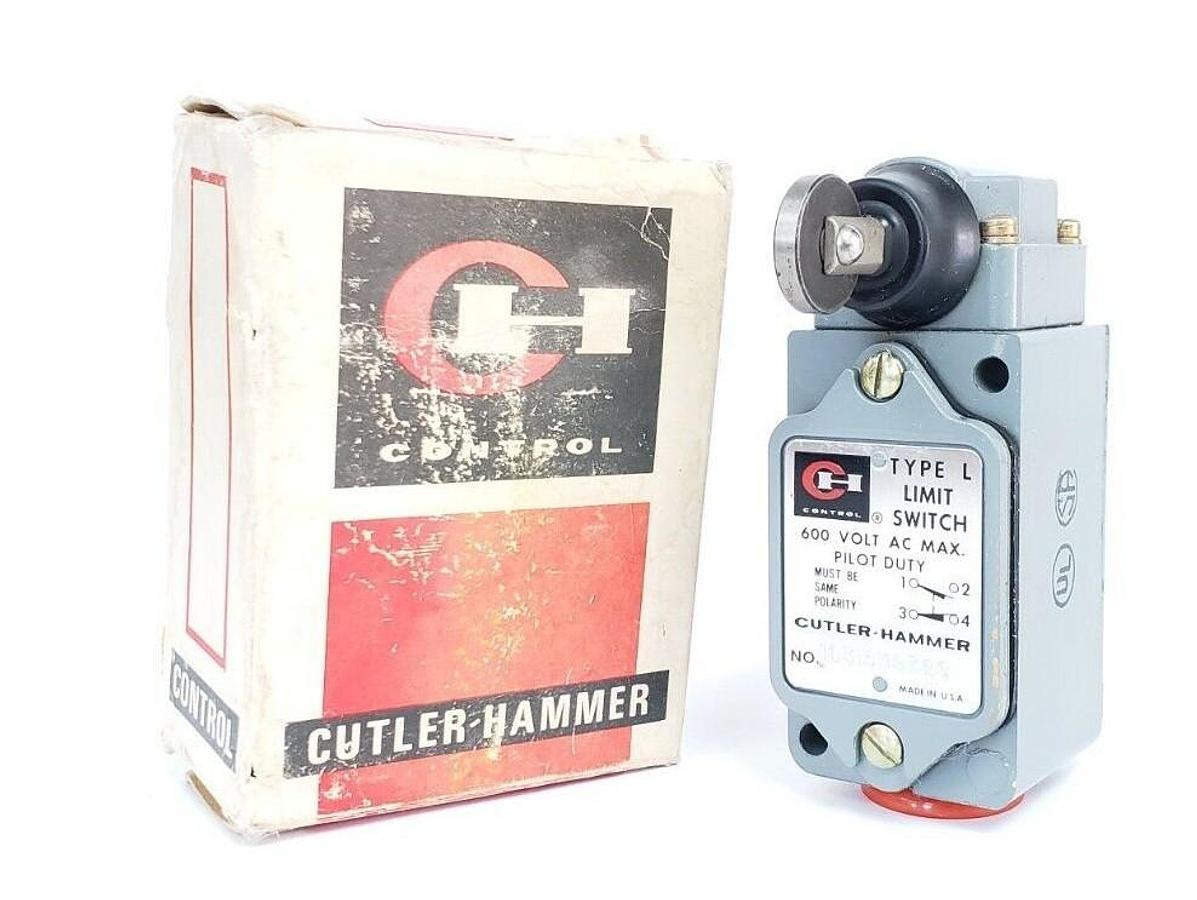 Used NIB CUTLER HAMMER 10316H872C LIMIT SWITCH TYPE: L 600VAC