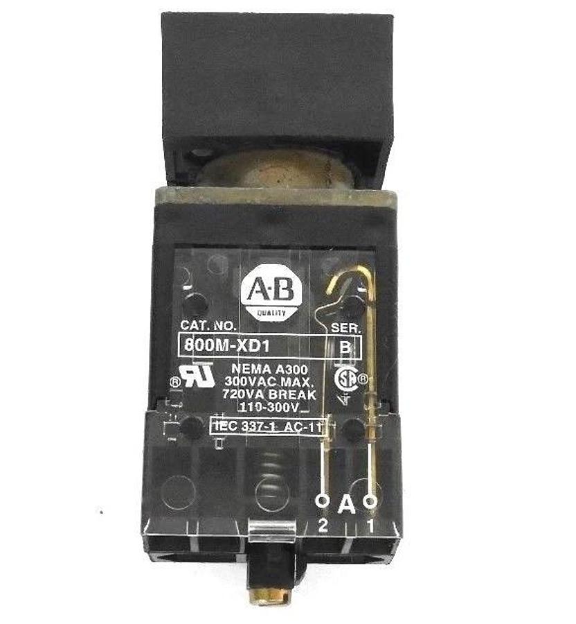 Used LOT OF 11 ALLEN BRADLEY 800MB-X0 PUSHBUTTON SWITCHES SER. A 800MB-XO W/ 800M-XD1