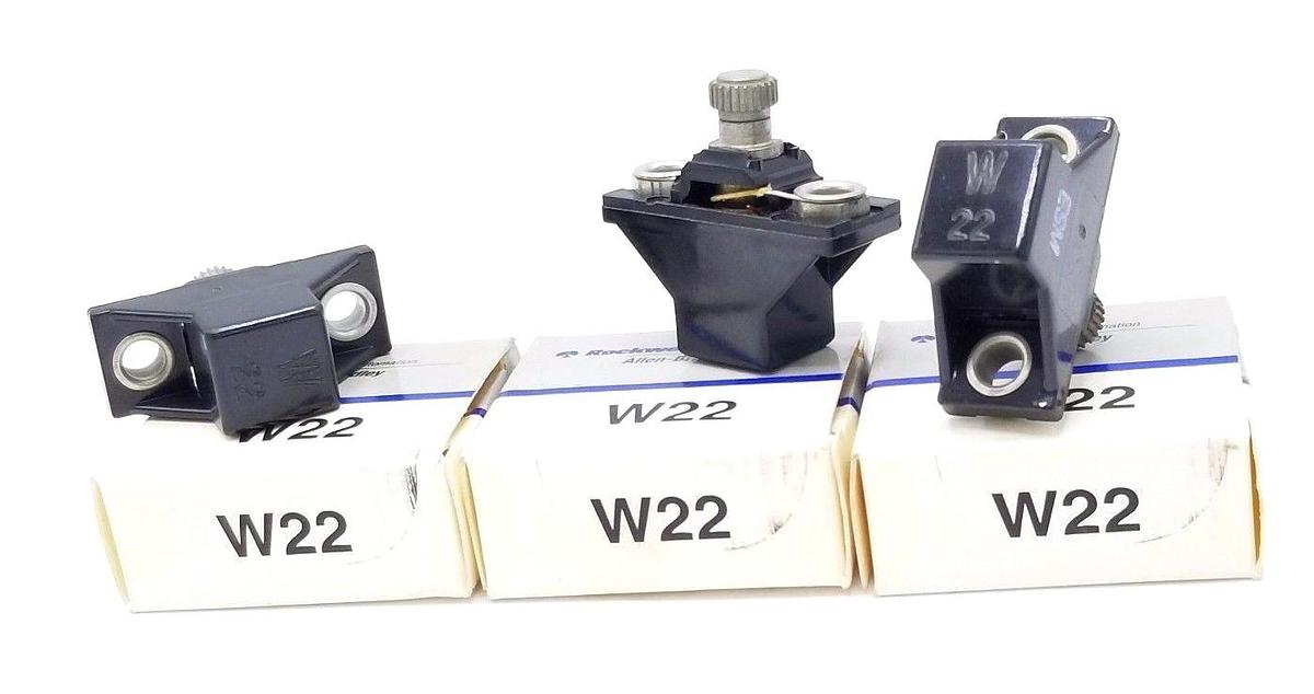 Used LOT OF 3 NIB ALLEN BRADLEY W22 HEATER ELEMENTS