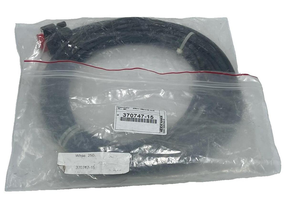 Used Heidenhain 370747-15 Adapter Cable | 15-Pin D-Sub (Female) | Genuine Part