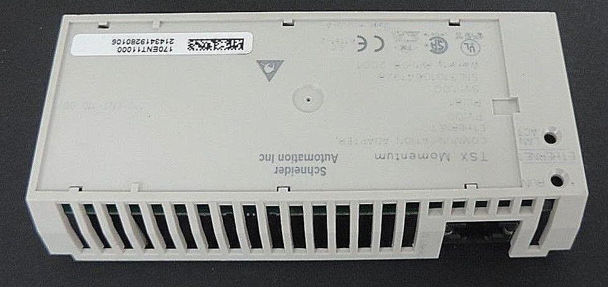 Used SCHNEIDER MODICON 170ENT11000 COMMUNICATION ADAPTER PV: 00, RL: 81, SV: 1.00