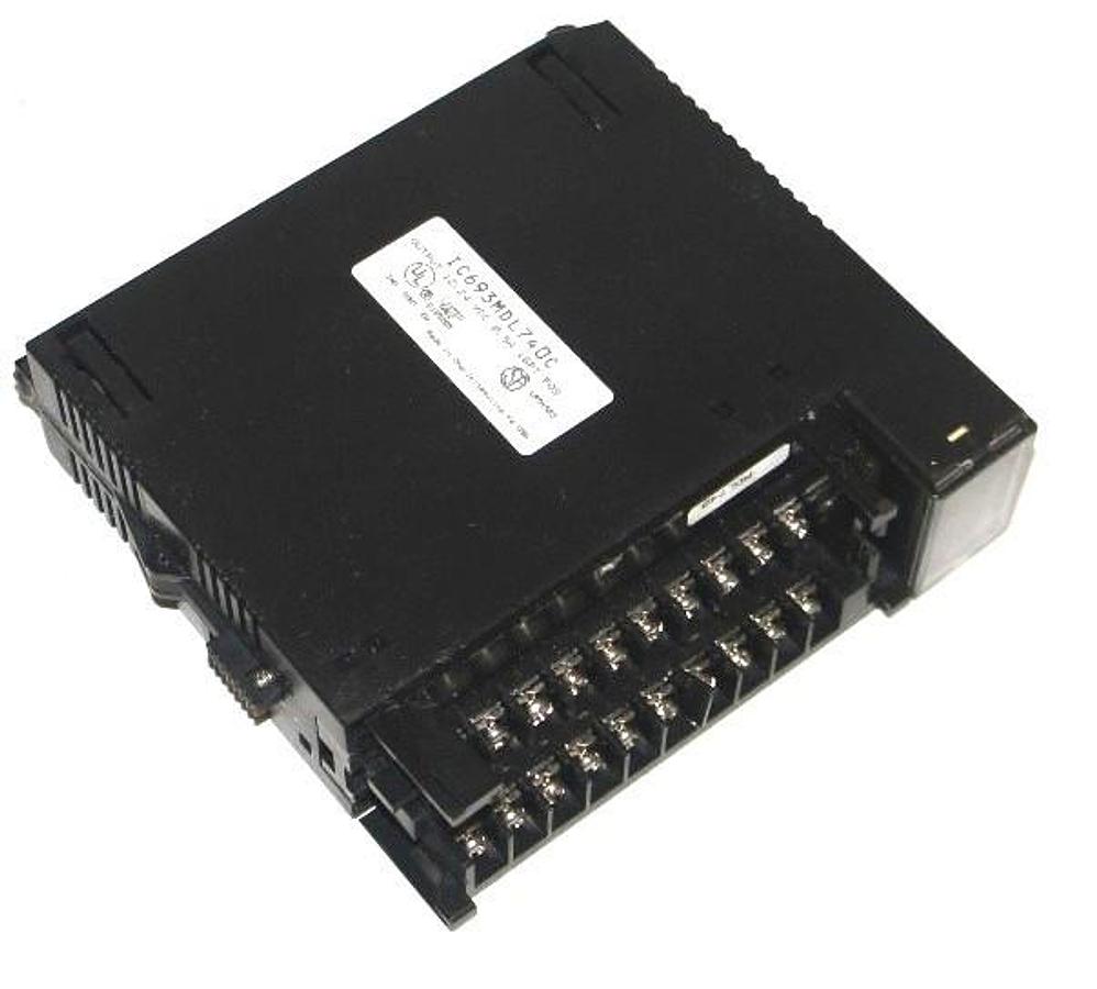Used GE FANUC IC693MDL740C OUTPUT MODULE 12-24 VDC, 0.5 A, 16 PT, MISSING DOOR