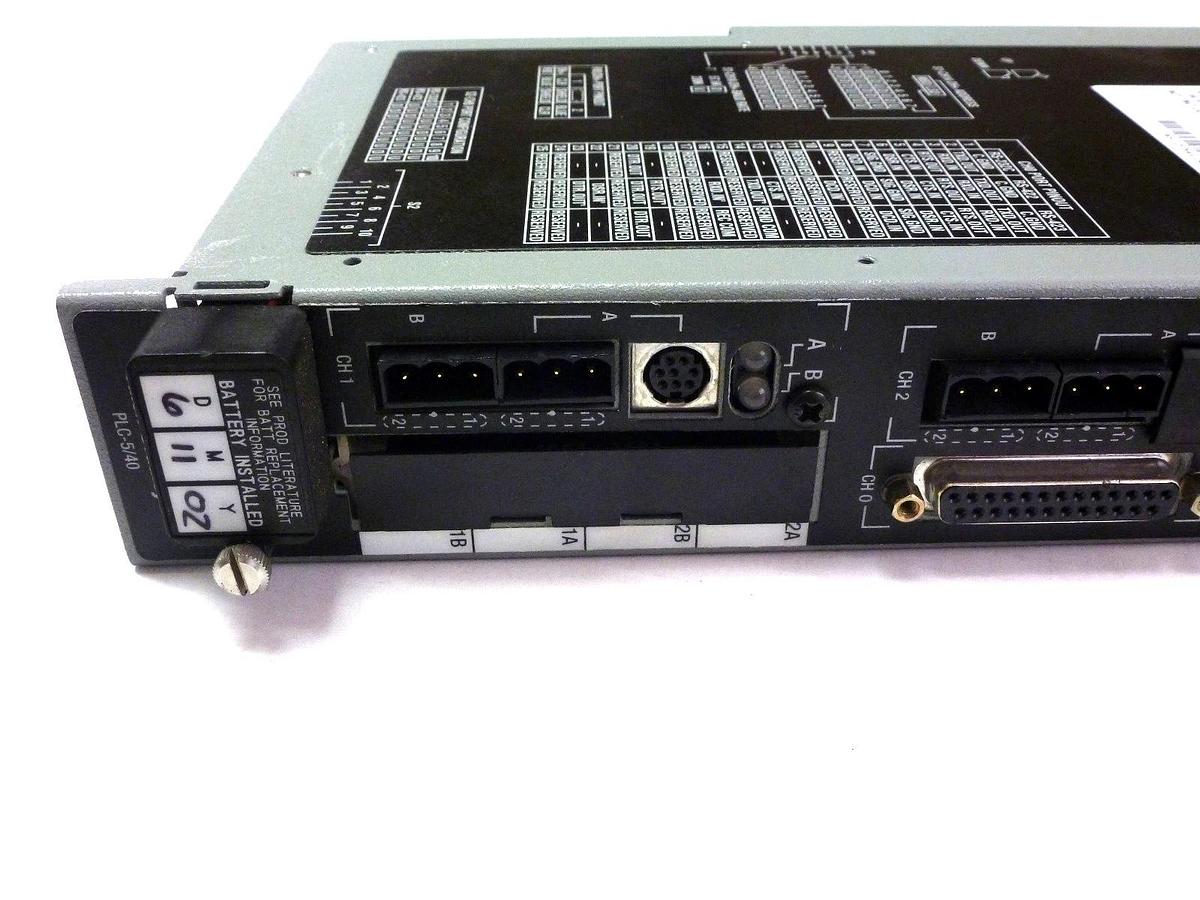 Used ALLEN BRADLEY 1785-L40B/E REV. S01 F/W REV. E.2 PLC-5/40 PROCESSOR 1785L40BE