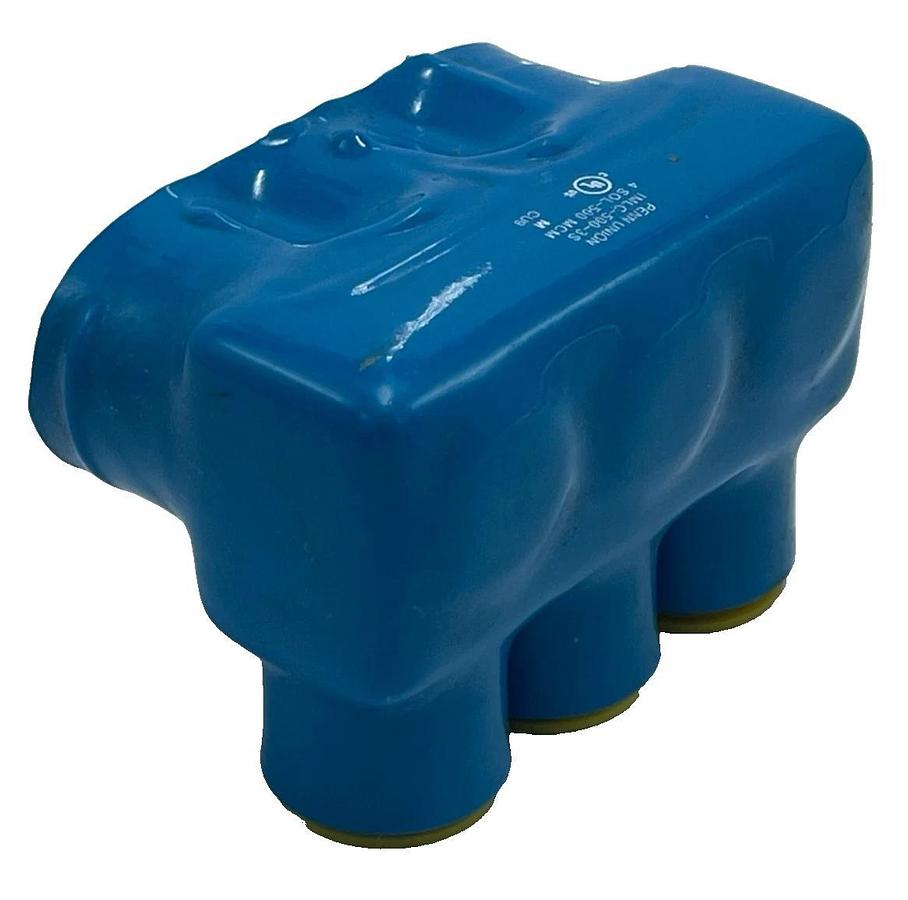 Penn-Union IMLC-500-3S Insulated Multi-Tap Connector, 3-Port, 500 MCM - 4 AWG