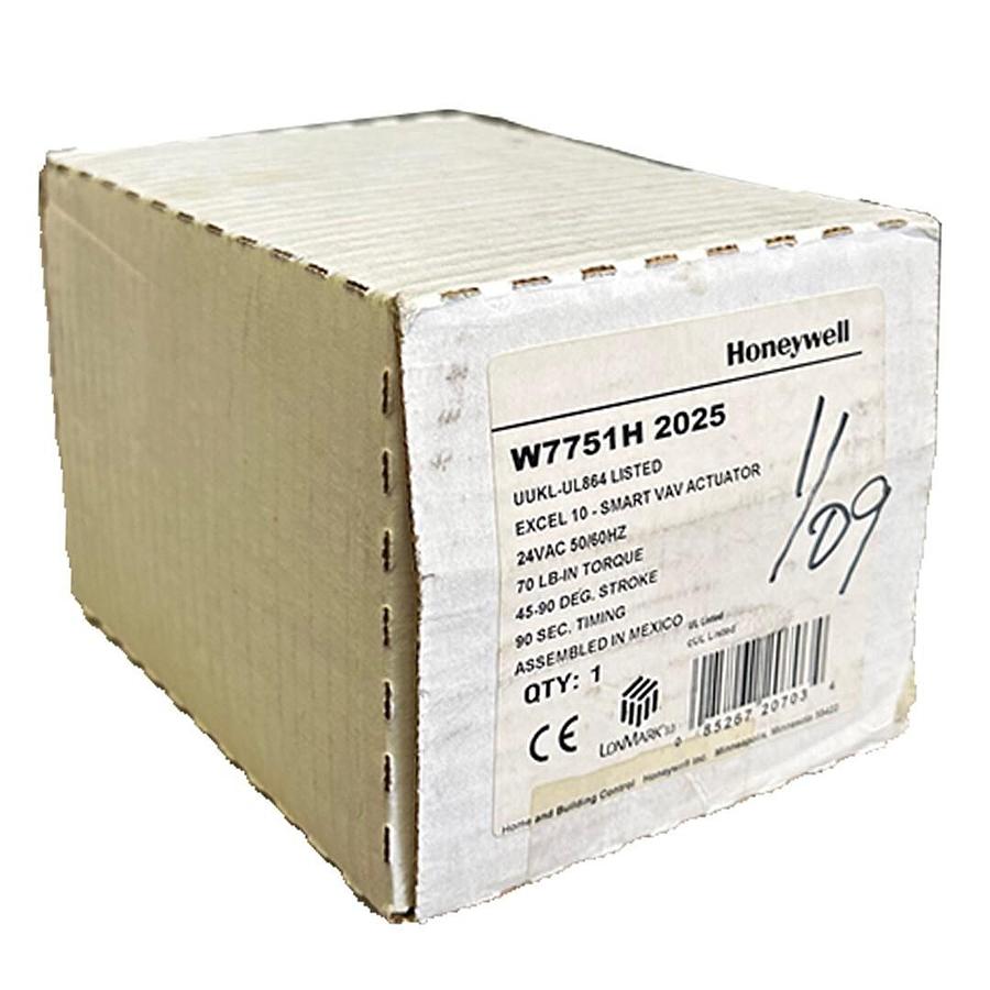 Used NEW HONEYWELL W7751H-2025 / W7751H2025 EXCEL 10 SMART VAV ACTUATOR 24VAC 50/60Hz