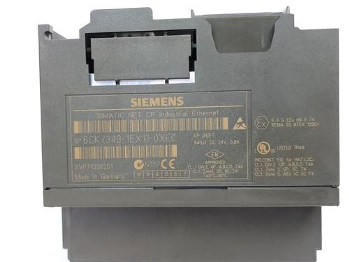 Used LOT OF 2 SIEMENS 6GK7343-1EX11-0XE0 SIMATIC NET CP ETHERNET MODULES