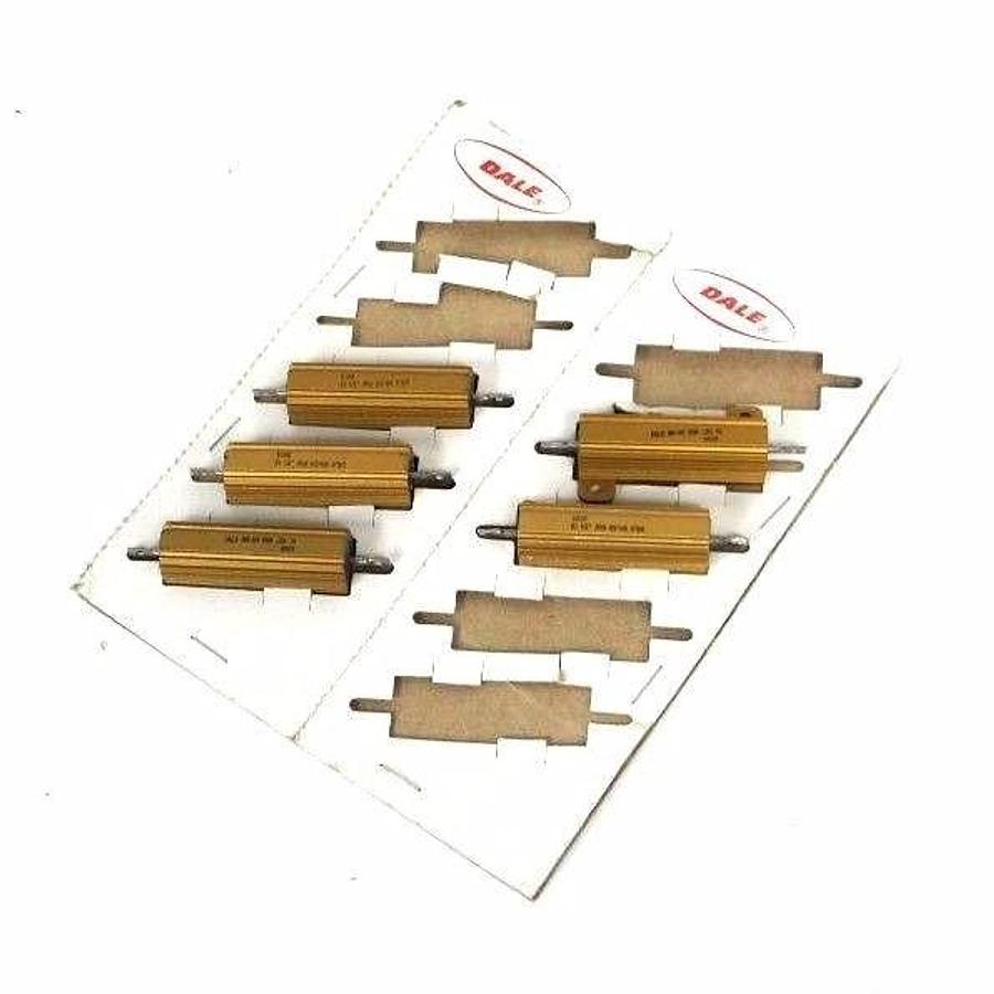 Used LOT OF 5 NEW DALE RESISTORS NH-50 50W .2 OHMS 1% 8919