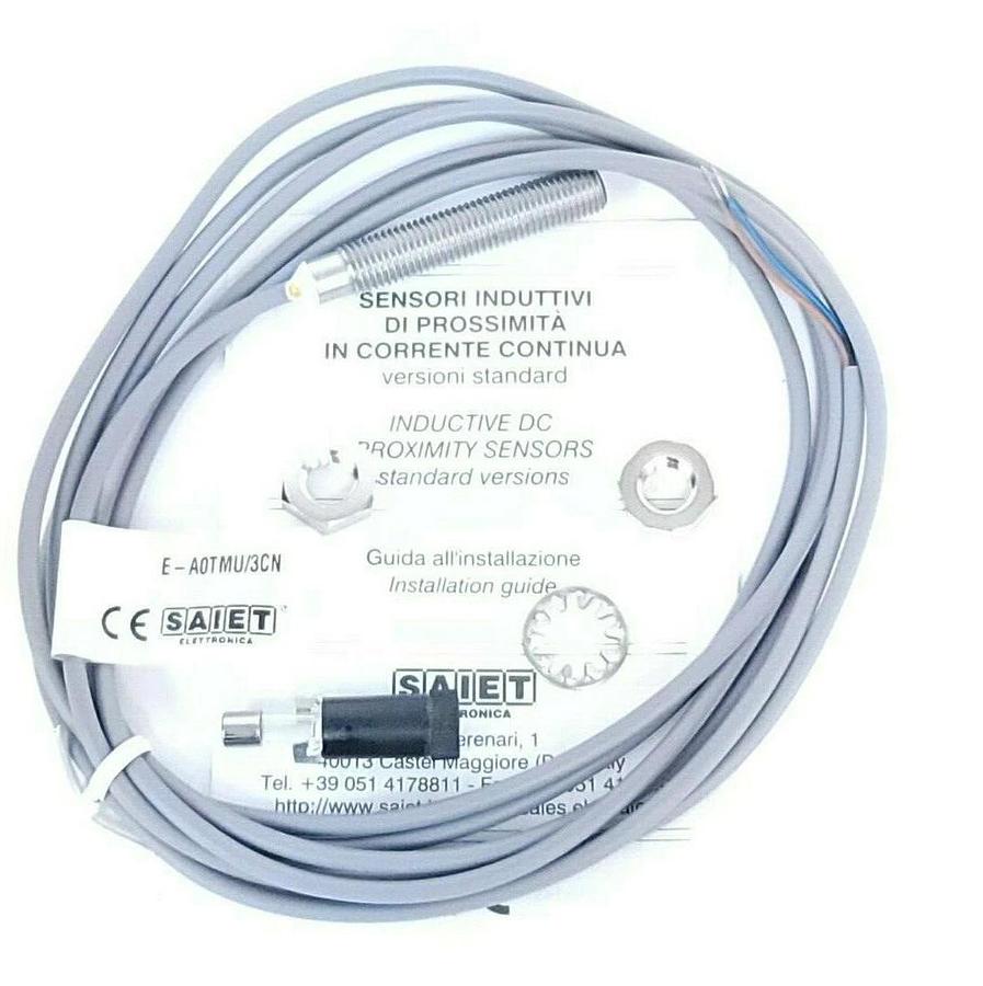 Used NEW SAIET E-A0TMU/3CN INDUCTIVE SENSOR