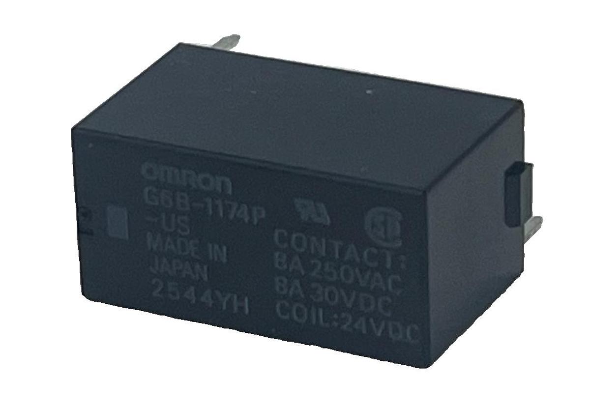 Used LOT OF 15 Omron G6B-1174P-US 24VDC Power PCB Relay SPST-NO 8A 4-Pin DIP4 NSNP