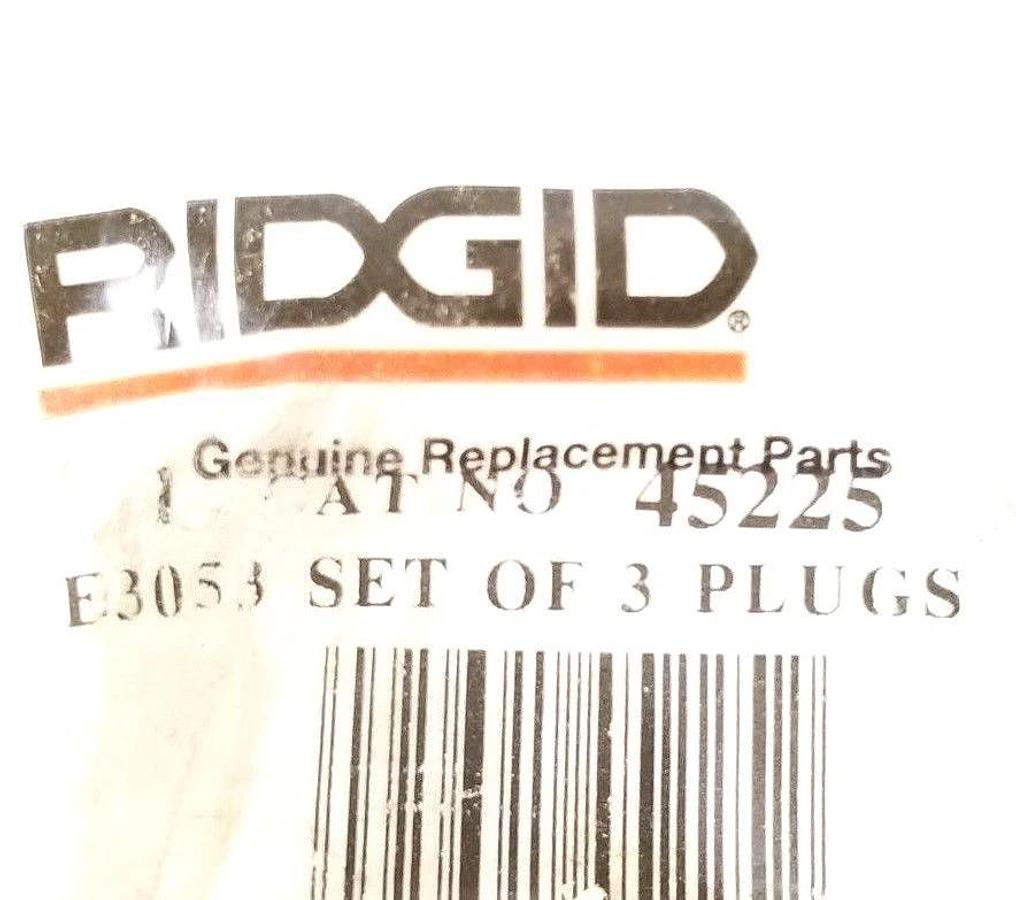 NEW RIDGID 45225 SET OF 2 PLUGS E3053