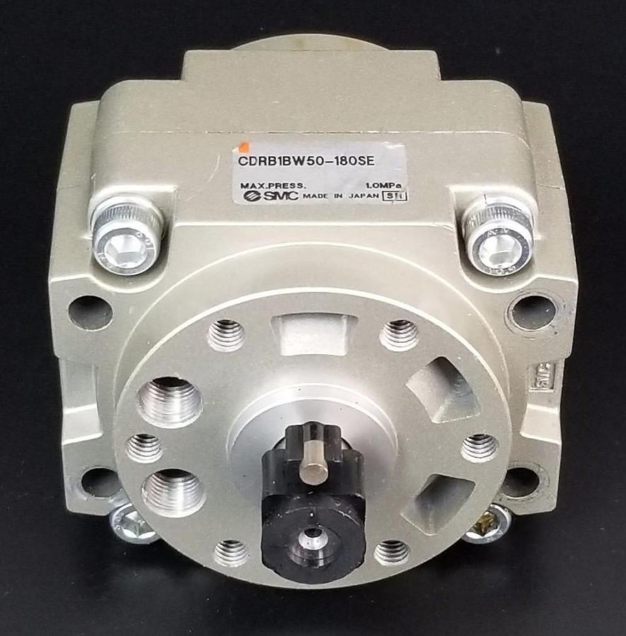 Used SMC CDRB1BW50-180SE MINI VANE ROTARY ACTUATOR CDRB1BW50180SE