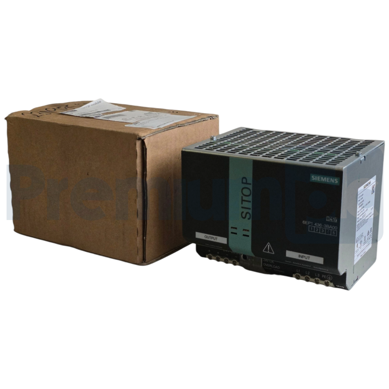Used Siemens 6EP1436-3BA00 SITOP Modular Power Supply 3Ph 400-500VAC 24VDC 20A NSMP