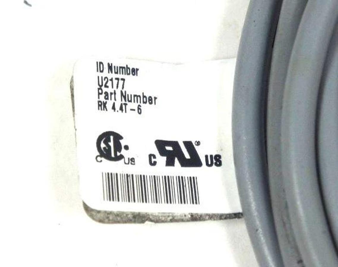 Used LOT OF 3 TURCK ELEKTRONIK U2177 EUROFAST MOLDED CORDSETS, RK 4.4T-6