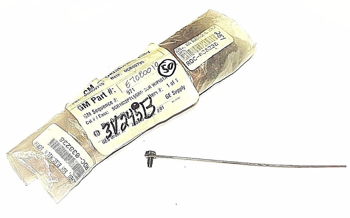 LOT OF 50 EGS SCR1032PTL GROUND SCREWS W/ PIGTAIL COPPER WIRES RDC-038238