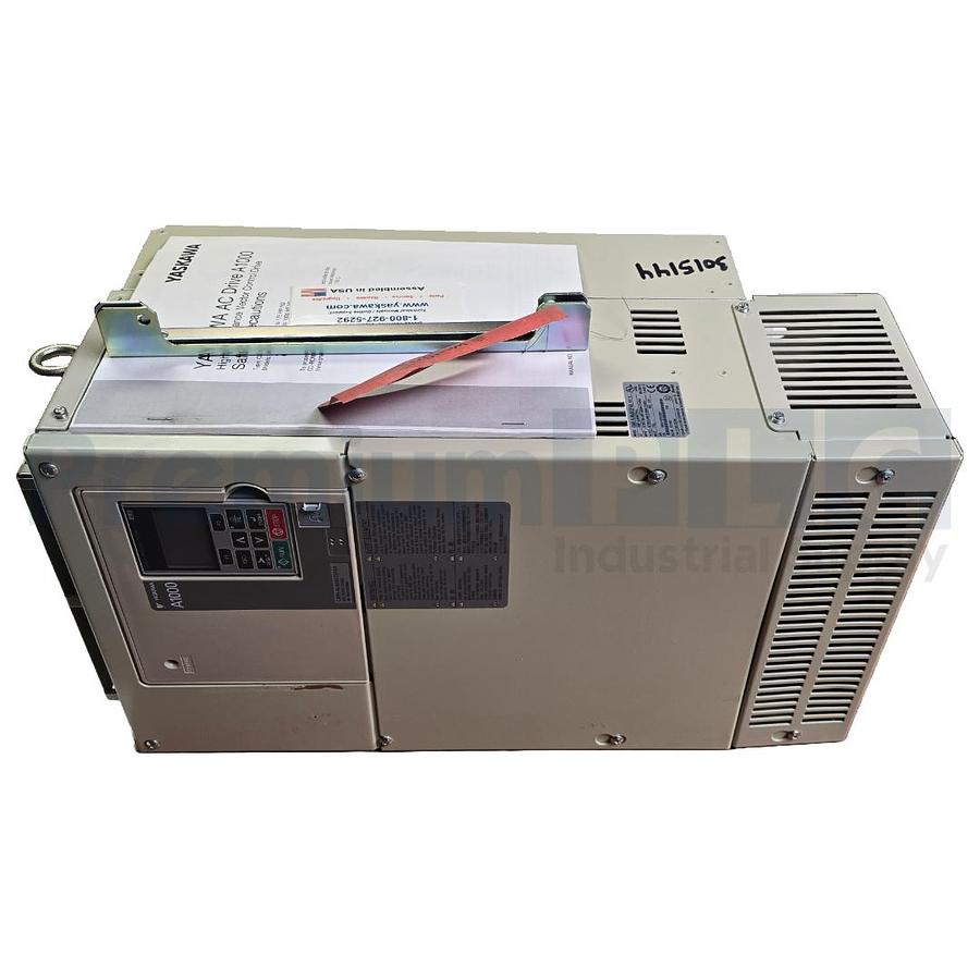 Used NEW YASKAWA CIMR-AU4A0072FAA REV. E A1000 SERIES AC DRIVE VFD 50HP 480V NSNP