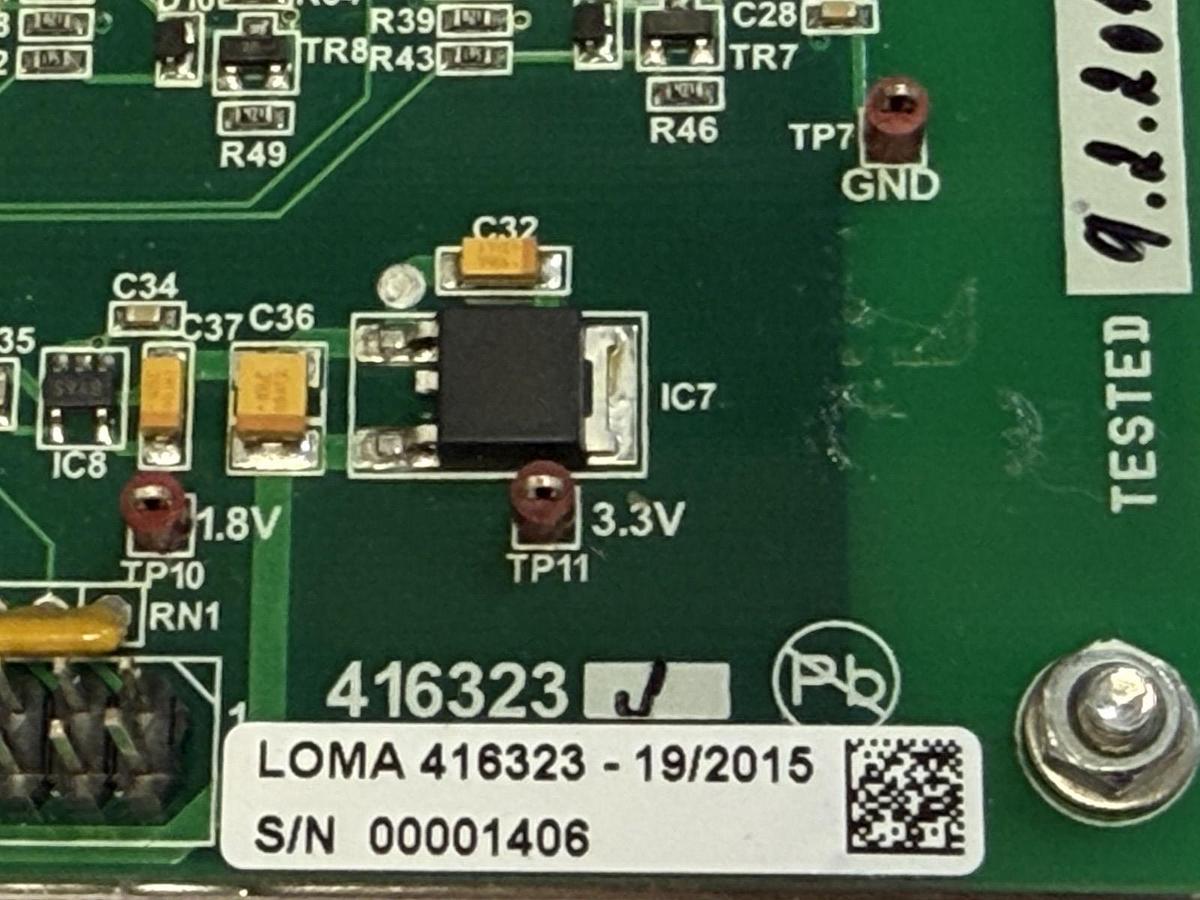 Used NEW LOMA SYSTEMS 416323-J SEARCH HEAD TRANSMITTER BOARD 416323