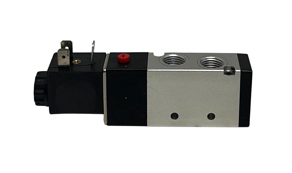 Used OHLSON 4V210-08-DC24V / 4V21008DC24V PNEUMATIC SOLENOID VALVE 0.8MPa 24VDC USNP