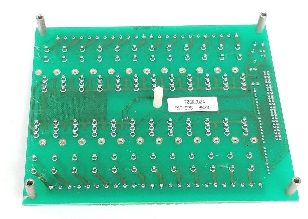 Used GRAYHILL 70GRCQ24 I/O RELAY MOUNTING BOARD 70AD3362 REV. C