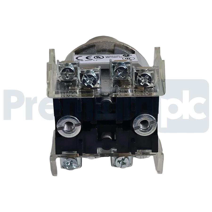 Allen-Bradley 800T-H3123B /T Selector Switch 30mm 2Pos Cylinder Lock 2 NO / 2 NC