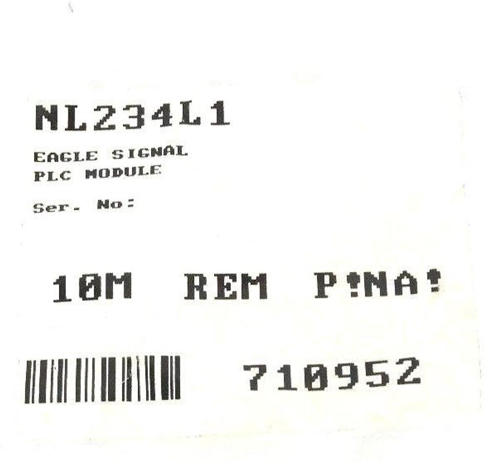 Used DANAHER CONTROLS EAGLE SIGNAL NL234L1 ANALOG INPUT MODULE 0-10VDC