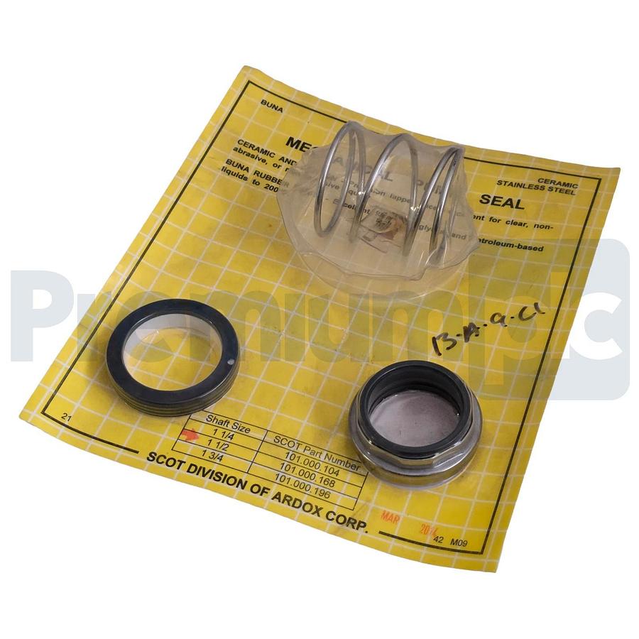 Scot Pump 101.000.168 Mechanical Seal Shaft 1-1/2" Type 21 Buna Carbon/Ceramic