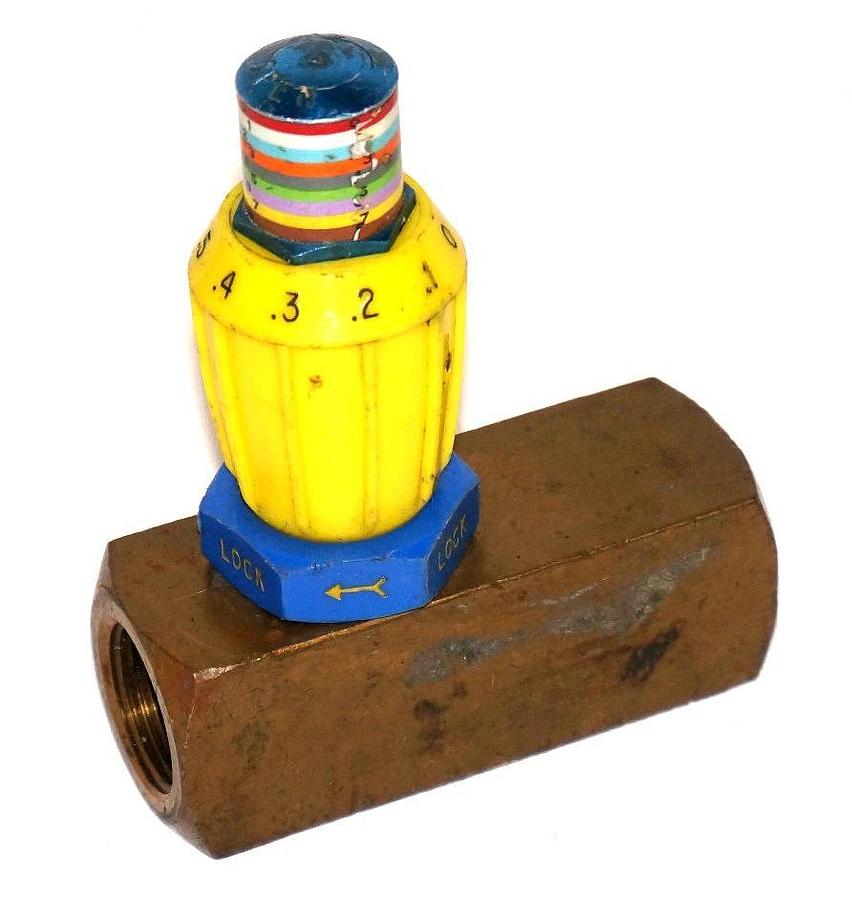 Used DELTROL EFL-35-B EASY READ CONTROL VALVE EFL35B