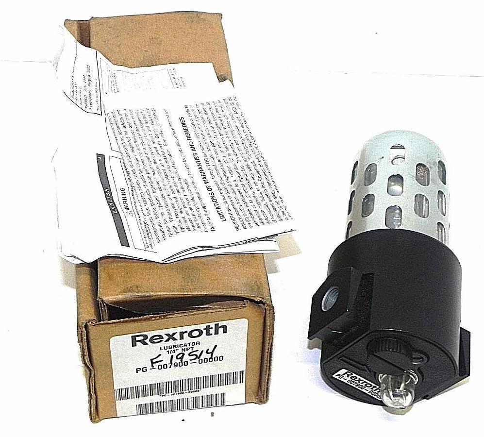 Used NIB REXROTH PG-007900-00000 1/4" NPT LUBRICATOR PG00790000000