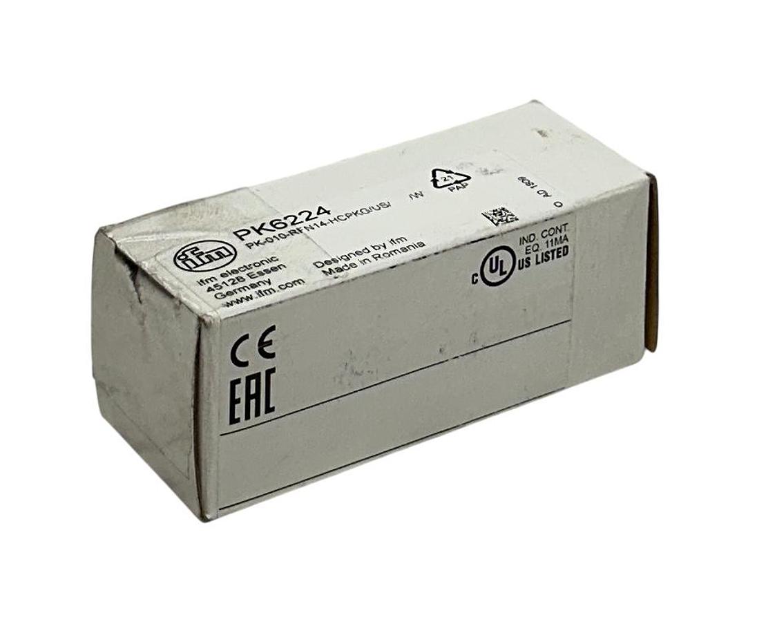 Used IFM PK6224 PRESSURE SENSOR PK-010-RFN14-HCPKG/US/ /W 9.6-32VDC 500mA NSMP