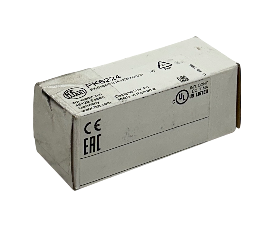 Used IFM PK6224 PRESSURE SENSOR PK-010-RFN14-HCPKG/US/ /W 9.6-32VDC 500mA NSMP