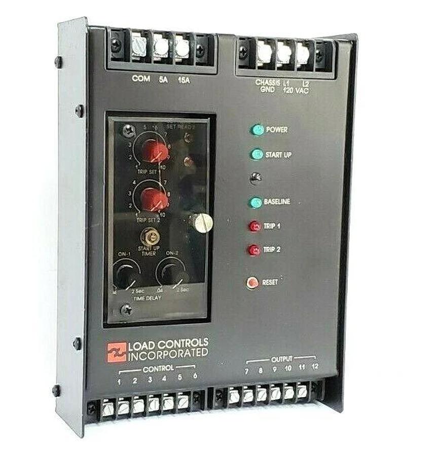 Used LOAD CONTROLS INC. PCR-1820 COMPENSATER MOTOR LOAD CONTROL PCR1820