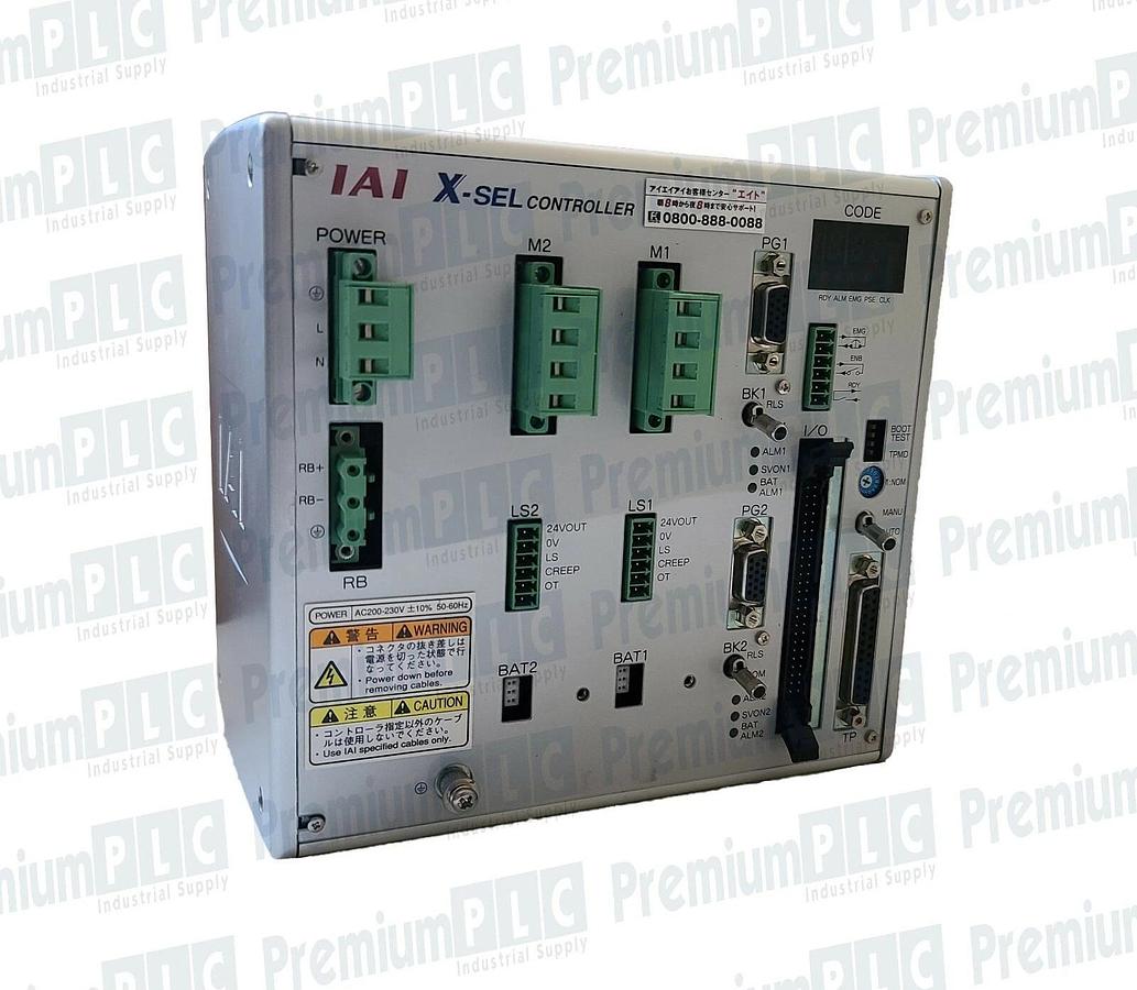 Used IAI XSEL-J-2-200I-100IB-N1-EEE-5-2 X-SEL 2-AXIS CONTROLLER XSELJ2200I100IBN1