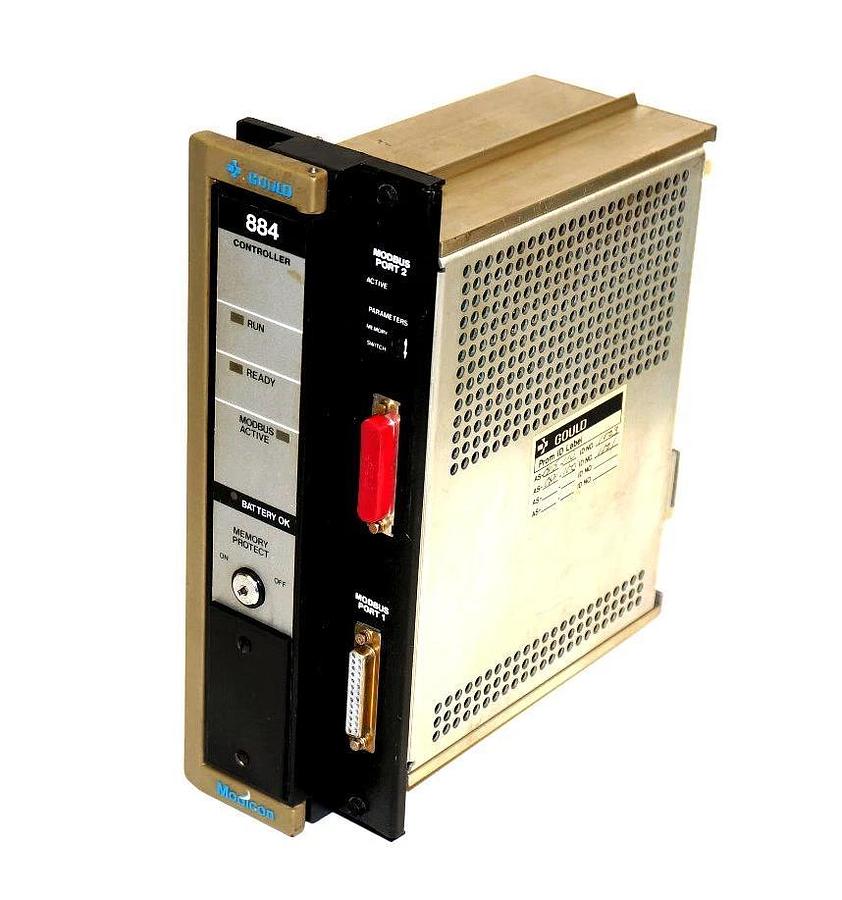 Refurbished GOULD MODICON AS-884A-111 CONTROL MODULE 2K W/ MOD BUS PORT AS884A111